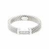 anillo tiffany plateado