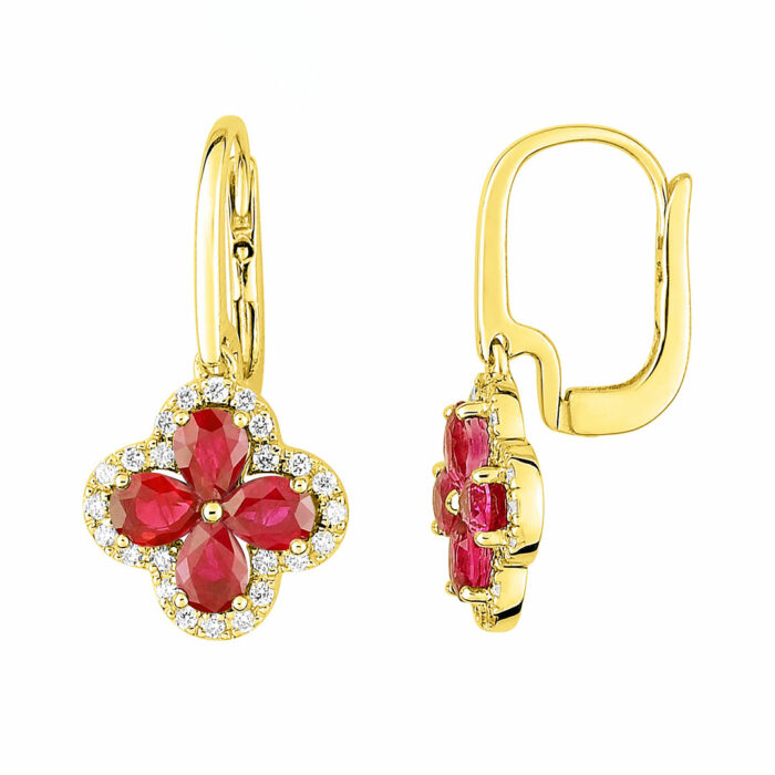 Pendientes Flor