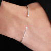 pulsera rigida diamante