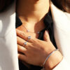 joyas oro blanco mujer