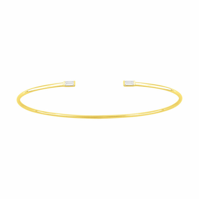 pulsera rigida diamantes oro