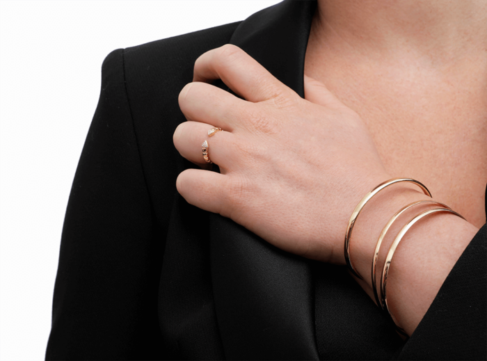 Pulsera Rígida oro