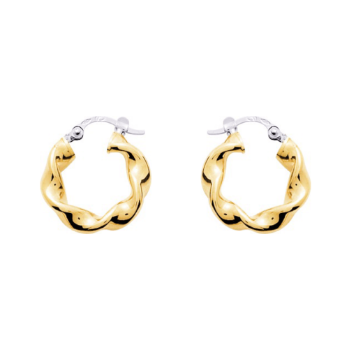 aros pequenos oro amarillo