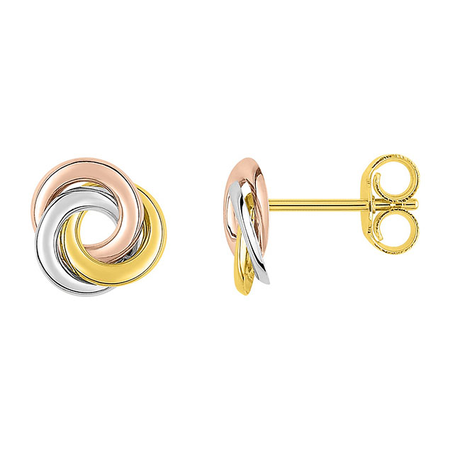 Pendientes de aro ovalados en oro blanco con diamantes