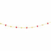 collar bolas rojo