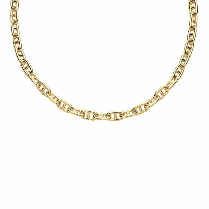 collar ancla oro grande