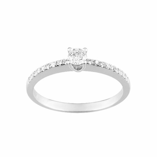 anillo diamante oro