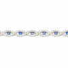 Pulsera riviere zafiro