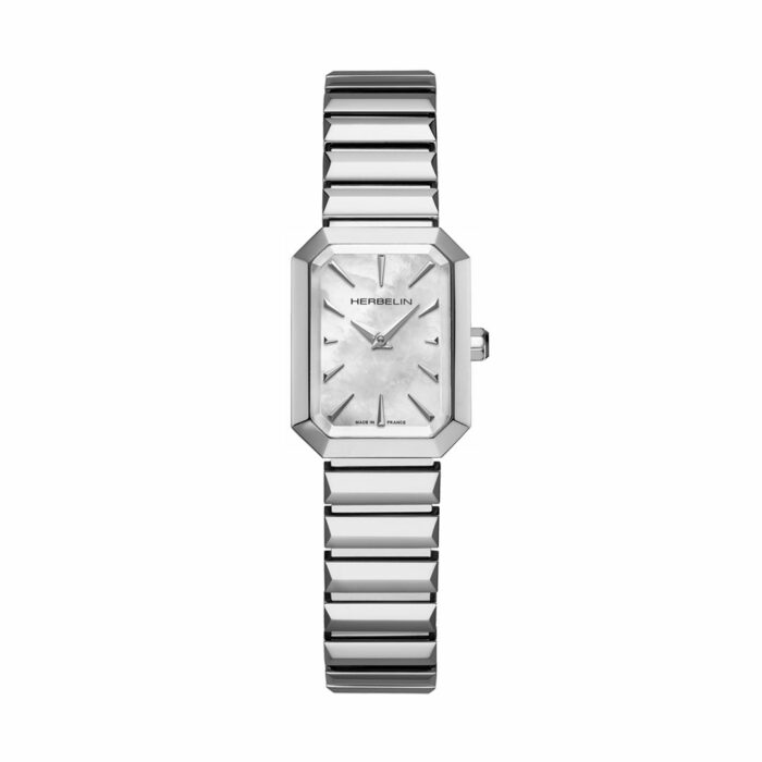 Reloj Herbelin Octogone Acero Nácar Blanco