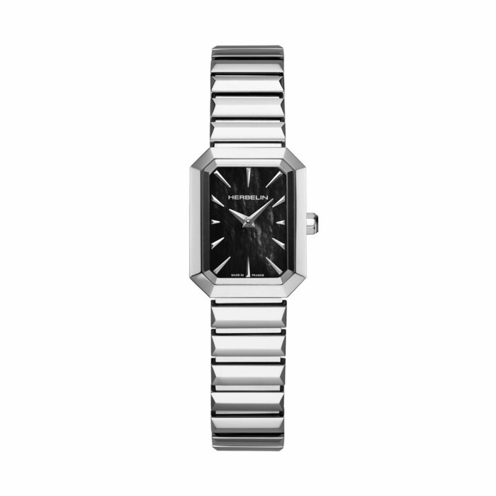 Reloj Herbelin Octogone Acero Nácar Negro