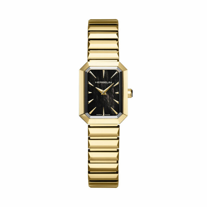 Reloj Herbelin Octogone Dorado Nácar Negro