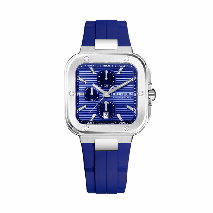 Reloj Herbelin Cap Camarat Square Cronógrafo Azul