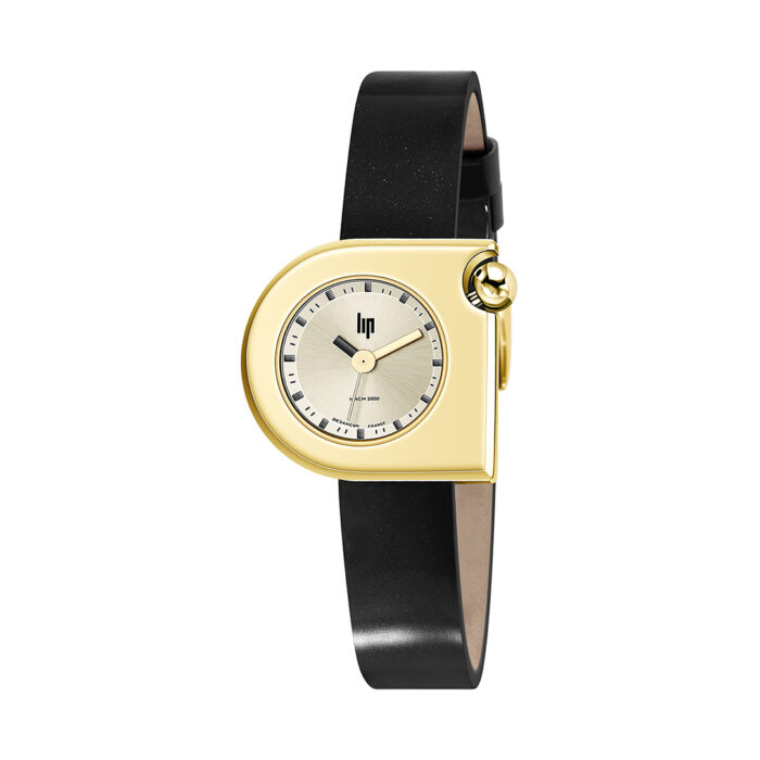 Reloj Lip Mach 2000 Mini Moon Negro Oro 671169