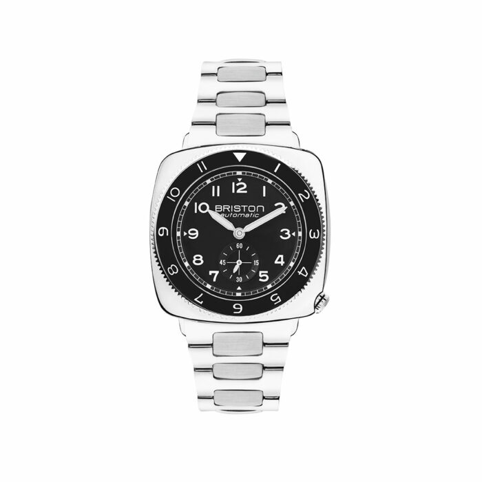 Reloj Briston Clubmaster Legend Segundero Pequeño Negro Acero