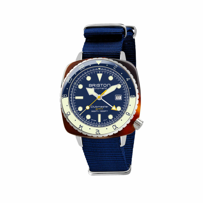 Reloj Briston Clubmaster Diver Pro GMT Azul
