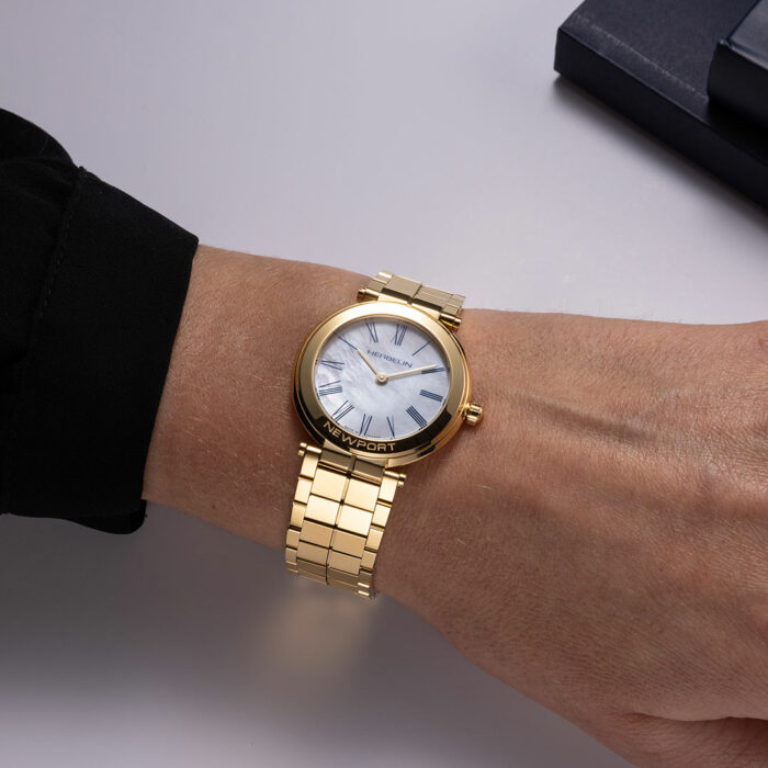 Reloj Herbelin Newport Slim Oro Nácar - Imagen 2