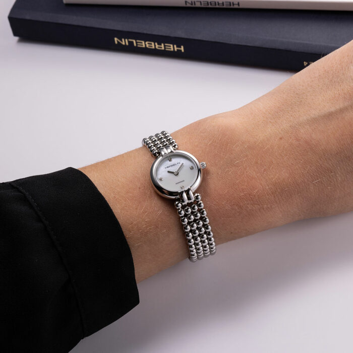 Reloj Herbelin Perlas Nácar Diamantes - Imagen 2