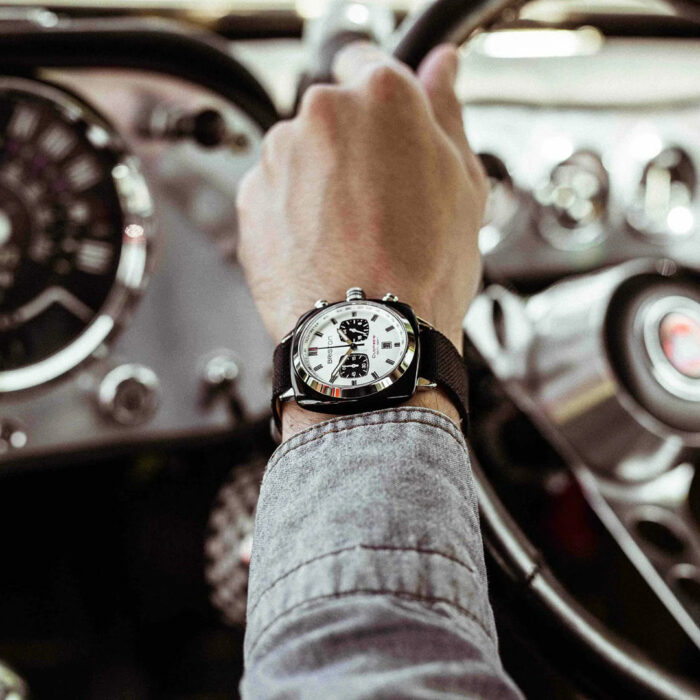 Reloj Briston Clubmaster Sport Blanco Negro - Imagen 2