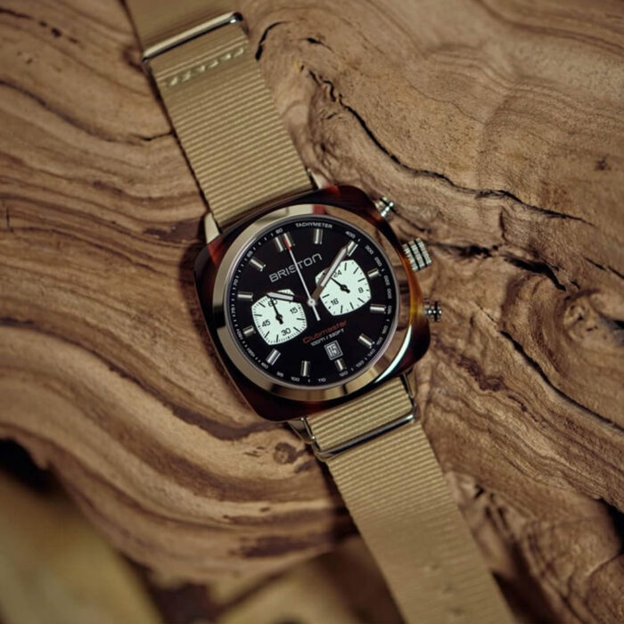Reloj Briston Clubmaster Sport Caqui Negro - Imagen 2