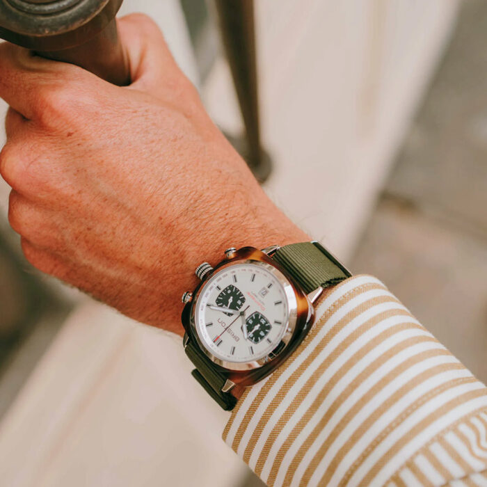 Reloj Briston Clubmaster Classic Verde Militar - Imagen 2