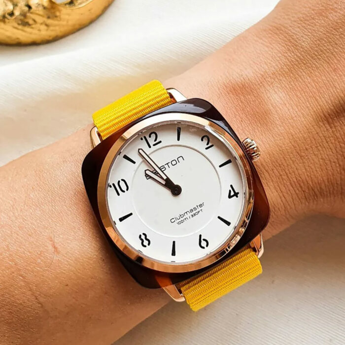 Reloj Briston Clubmaster Chic Blanco Gold - Imagen 2