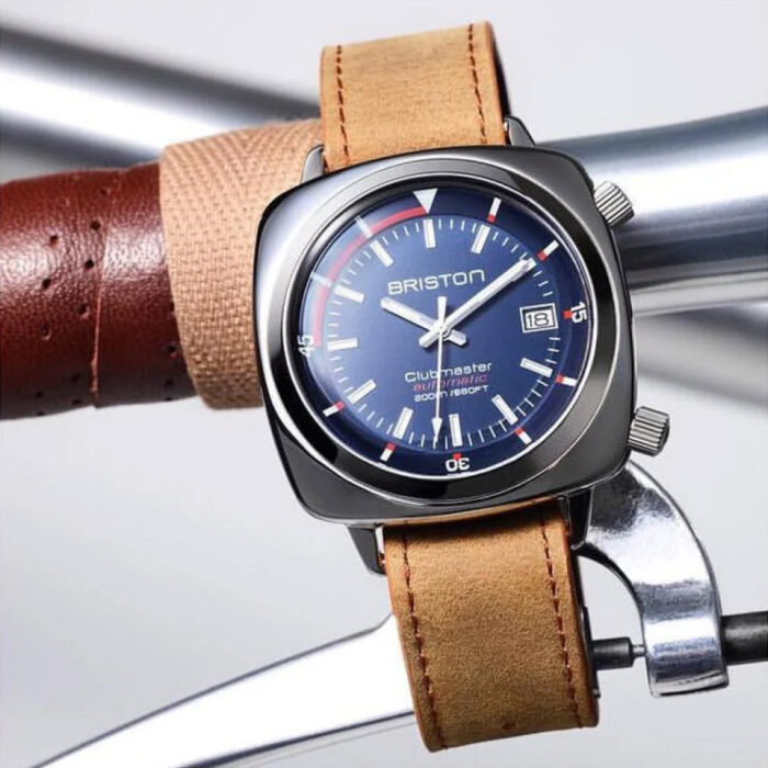 Reloj Briston Clubmaster Diver Correa Cuero - Imagen 2