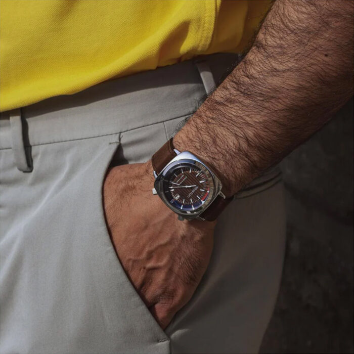 Reloj Briston Clubmaster Diver Marrón - Imagen 2