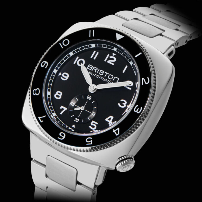 Reloj Briston Clubmaster Legend Segundero Pequeño Negro Acero - Imagen 3