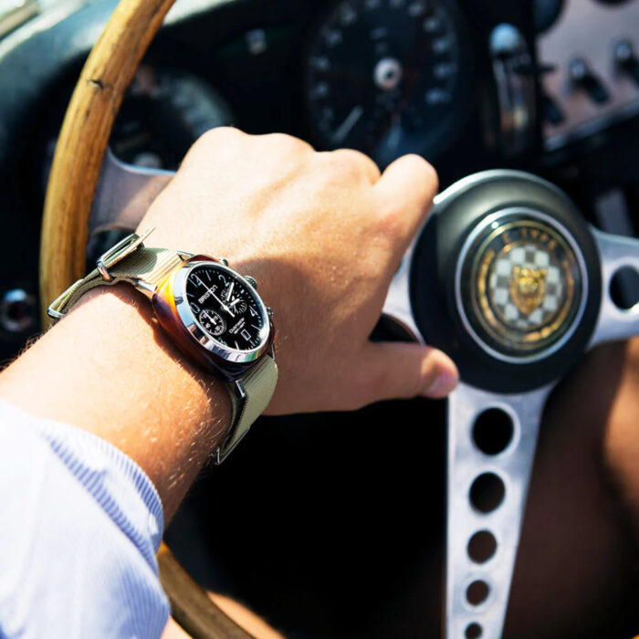 Reloj Briston Clubmaster Classic Chrono Negro Caqui - Imagen 3