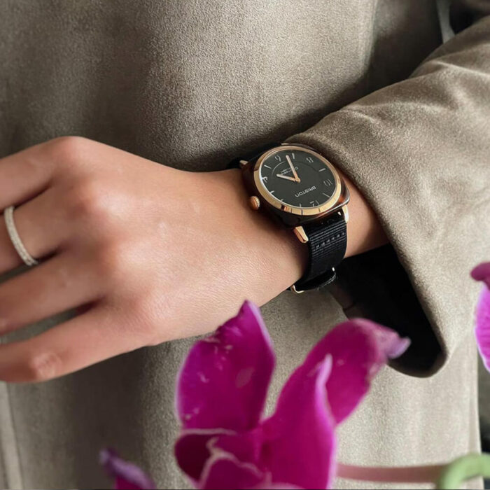 Reloj Briston Clubmaster Chic Negro Oro Rosa - Imagen 2