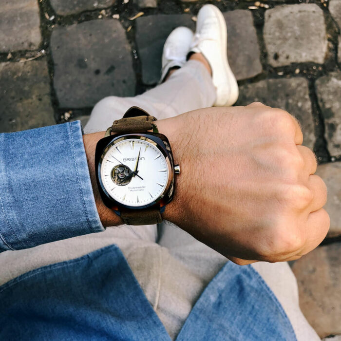 Reloj Briston Clubmaster Iconic Automático Blanco - Imagen 3