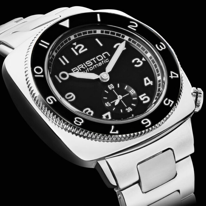 Reloj Briston Clubmaster Legend Segundero Pequeño Negro Acero - Imagen 2