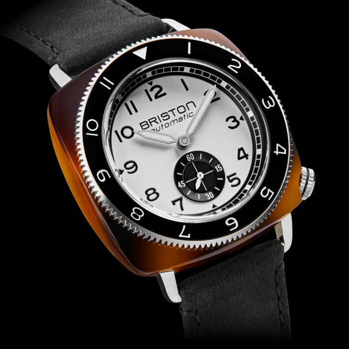 Reloj Briston Clubmaster Legend Segundero Pequeño Blanco Negro - Imagen 2