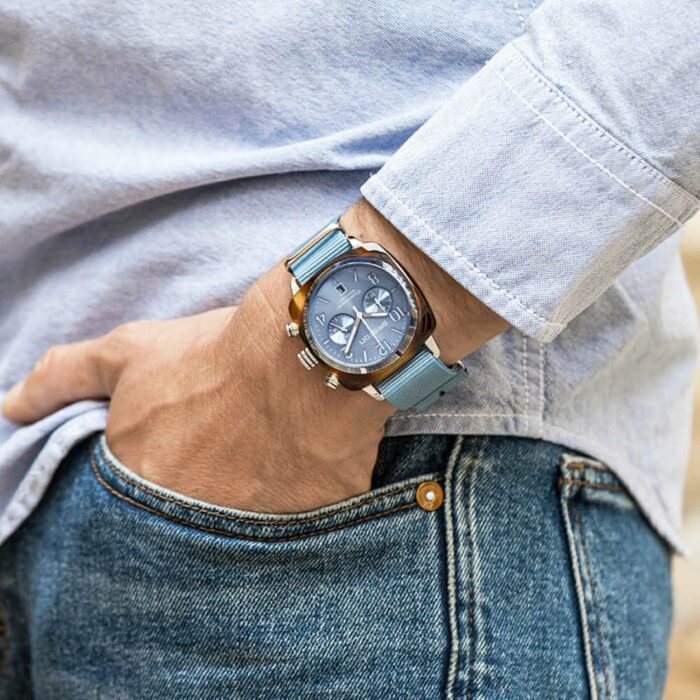 Reloj Briston Clubmaster Azul Hielo - Imagen 2