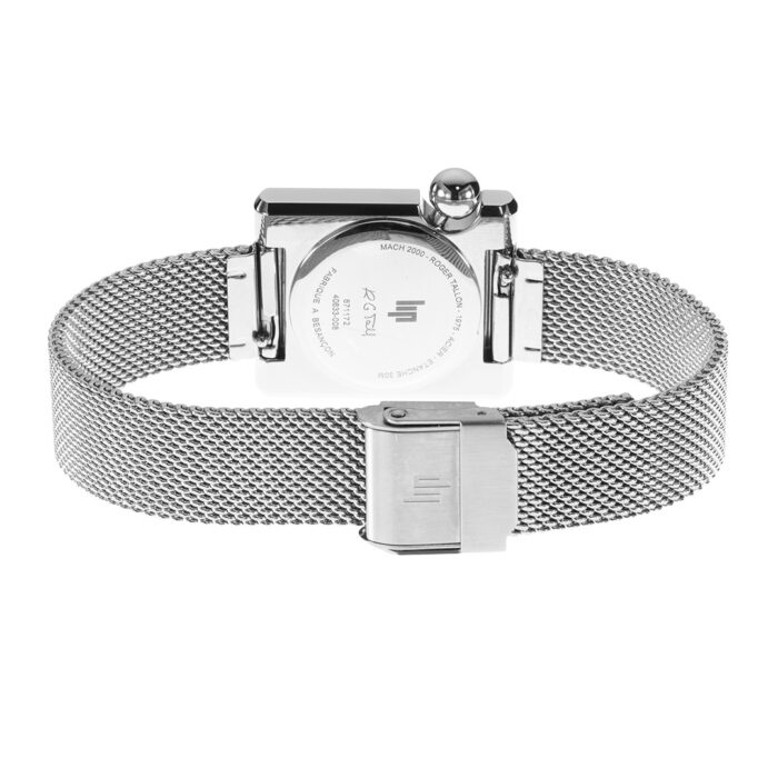 Reloj Lip Mach 2000 Mini Square Plata 671172 - Imagen 5
