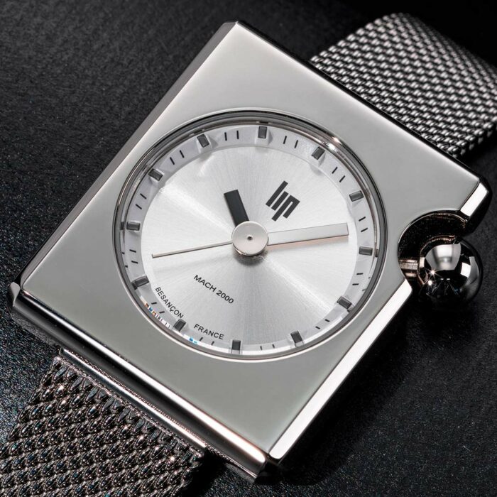 Reloj Lip Mach 2000 Mini Square Plata 671172 - Imagen 2