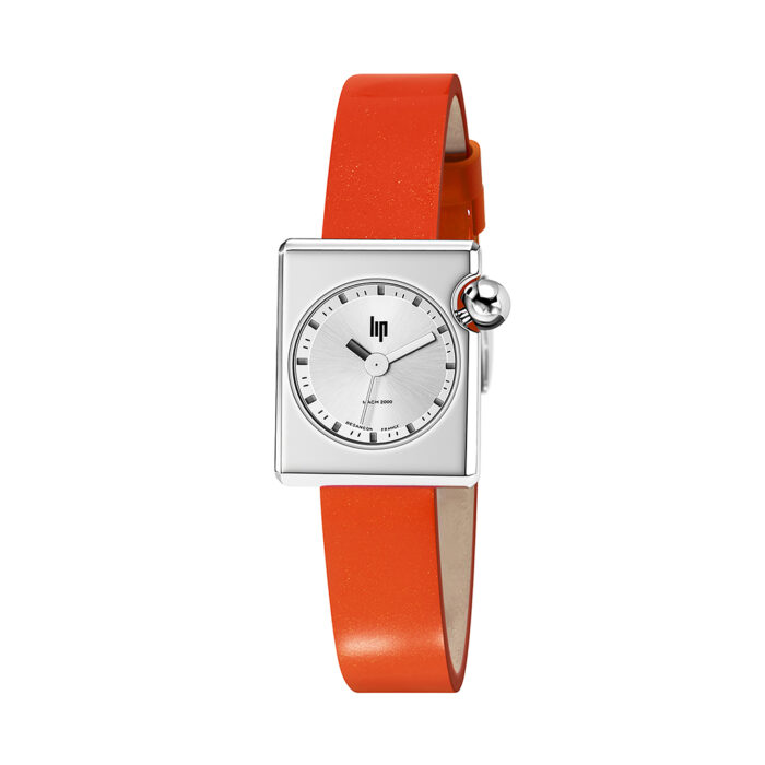 Reloj Lip Mach 2000 Mini Square Naranja 671175