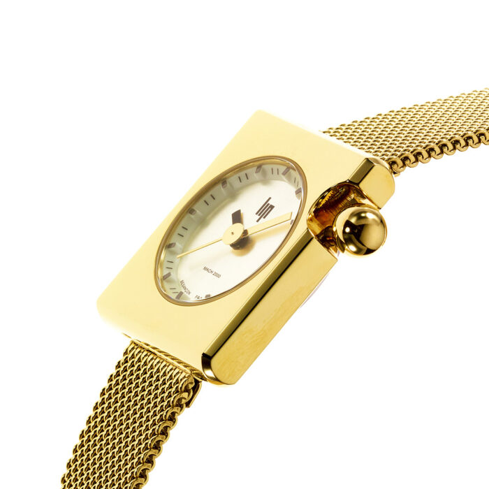 Reloj Lip Mach 2000 Mini Square Dorado 671177 - Imagen 4