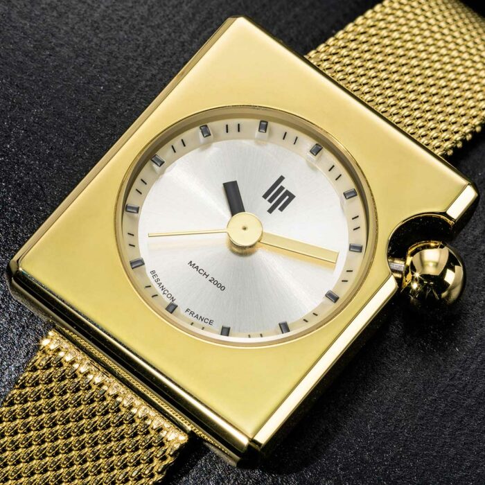 Reloj Lip Mach 2000 Mini Square Dorado 671177 - Imagen 2