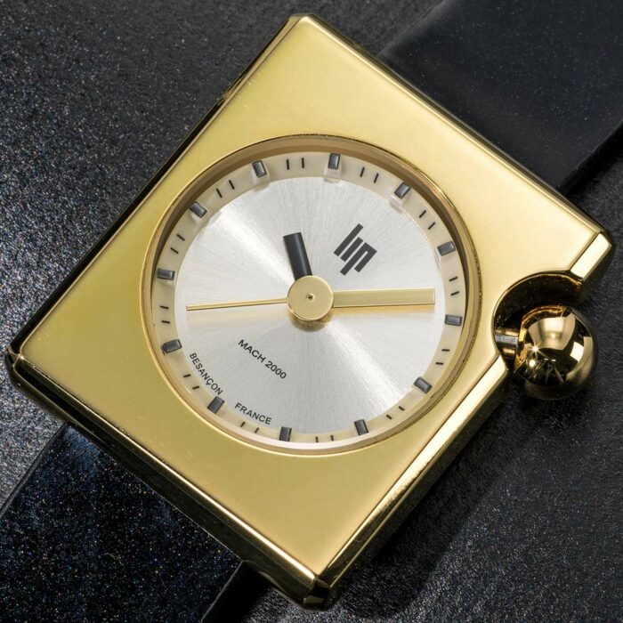 Reloj Lip Mach 2000 Mini Square Negro Oro 671178 - Imagen 2