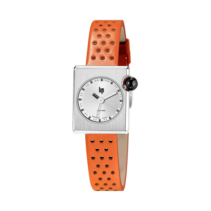 Reloj Lip Mach 2000 Mini Square Naranja 671192