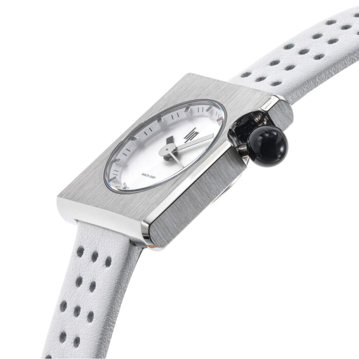 Reloj Lip Mach 2000 Mini Square Blanco 671193 - Imagen 4
