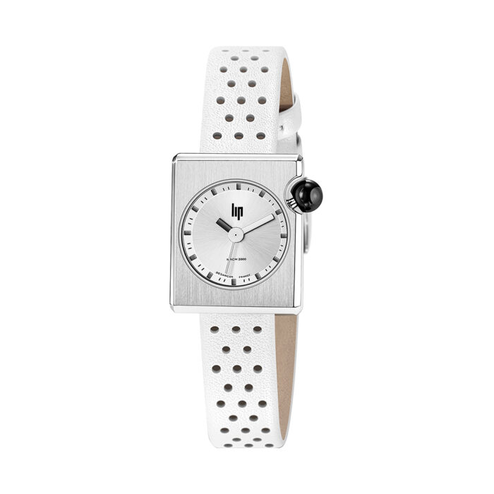 Reloj Lip Mach 2000 Mini Square Blanco 671193