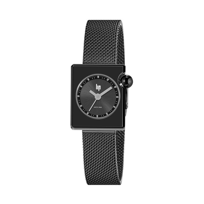 Reloj Lip Mach 2000 Mini Square Negro 671391