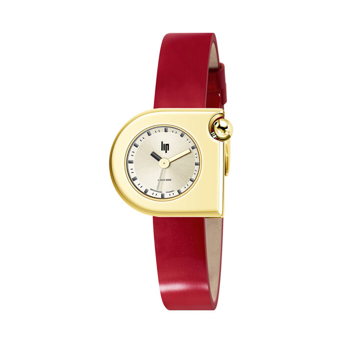Reloj Lip Mach 2000 Mini Moon Rojo Oro 671393