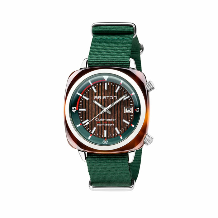 Reloj Briston Clubmaster Diver Yatching Verde