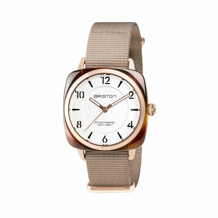 Reloj Briston Clubmaster Chic Blanco Gold