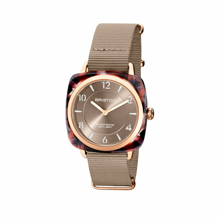 Reloj Briston Clubmaster Chic Gris Topo Gold