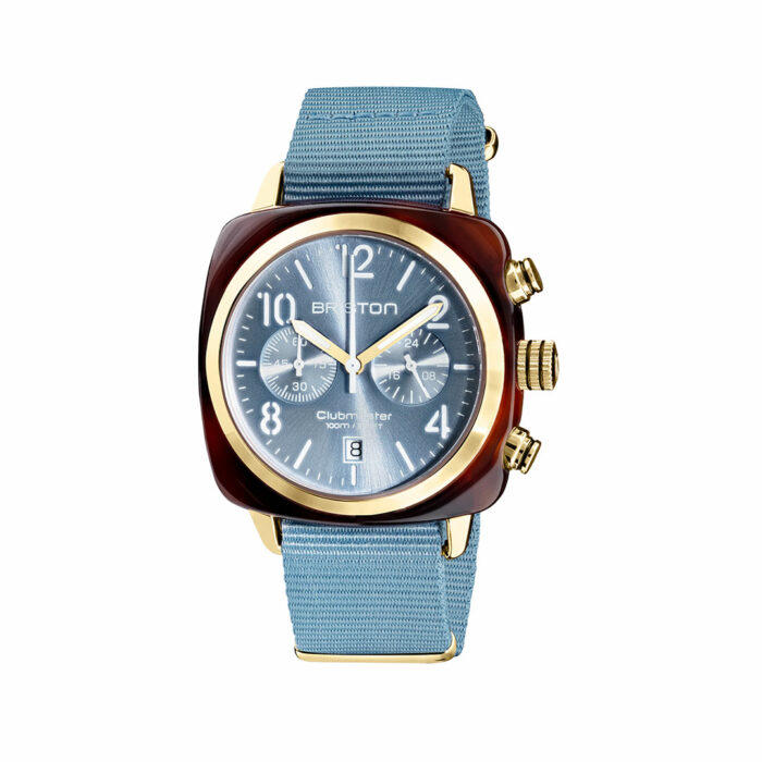 Reloj Briston Clubmaster Gold Azul Hielo