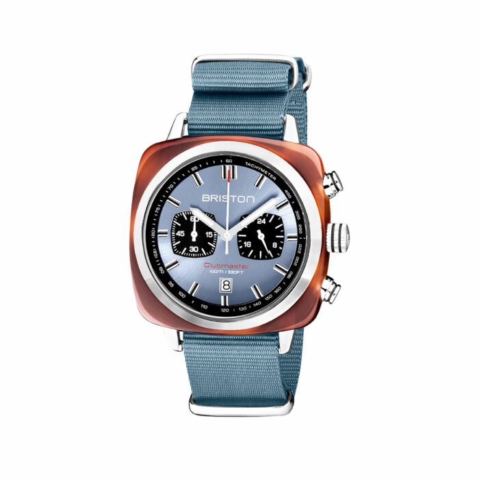 Reloj Briston Clubmaster Sport Azul Hielo